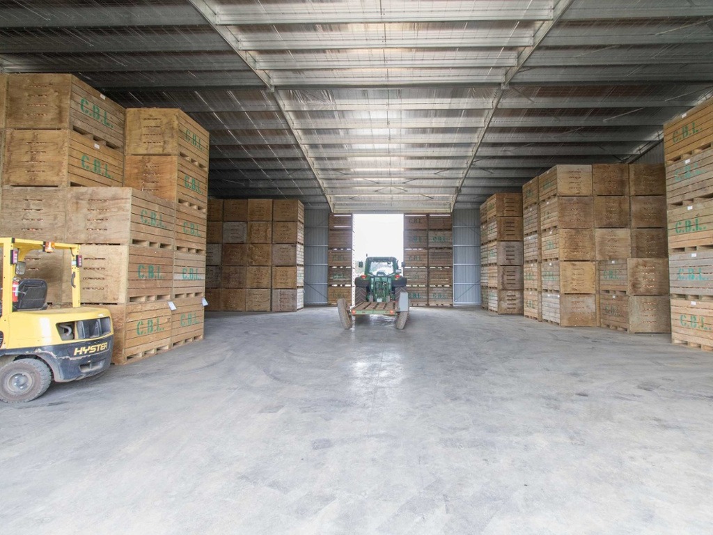 Clearspan produce storage building