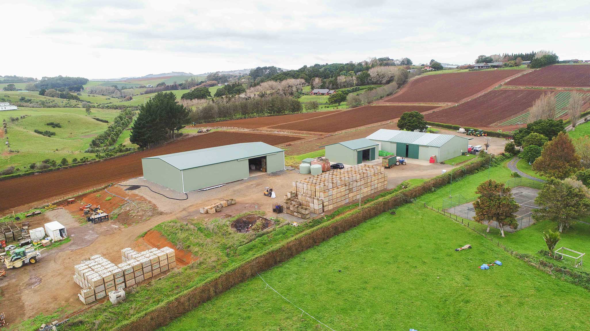 Large produce storage buildings nz