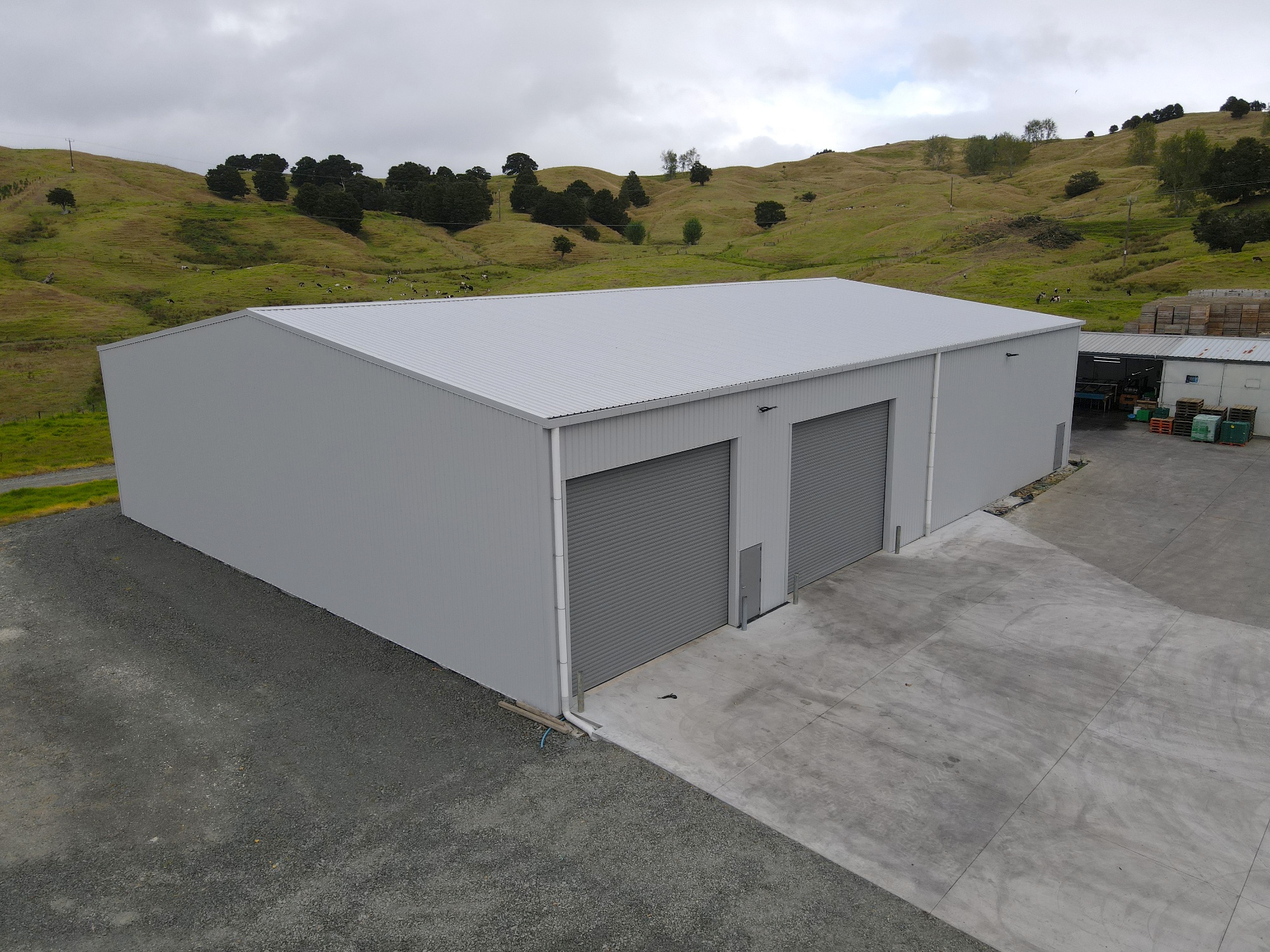 Clearspan produce storage building Clearspan produce storage building